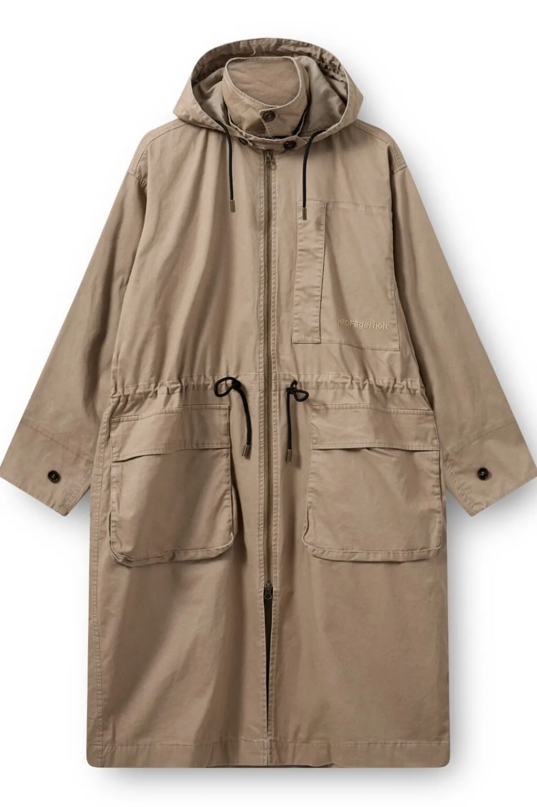 Best H2O Fagerholt Sherlock Coat 3592 Sand/Dark Green Moss