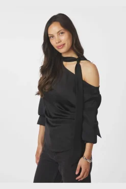 Outlet Neo Noir Shirli Heavy Sateen Blouse 166967 100