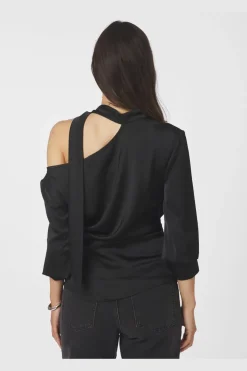 Outlet Neo Noir Shirli Heavy Sateen Blouse 166967 100
