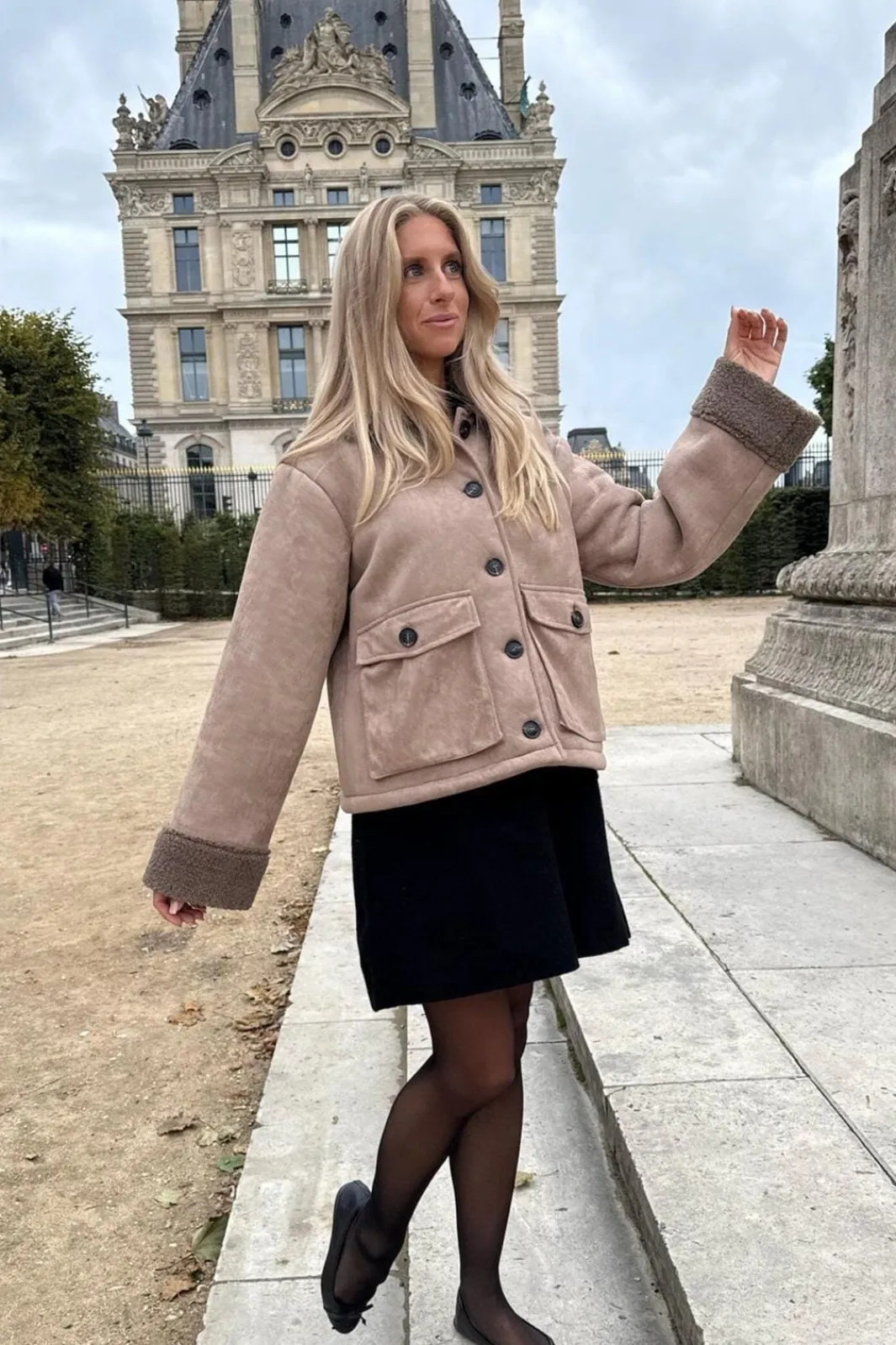 Online BYIC Siaic Teddy Jacket A23664 Light Brown