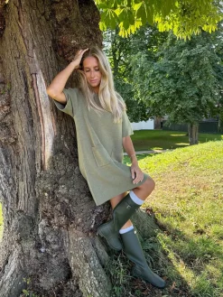 Best BYIC Sific Knit Dress H097-3 Army Green