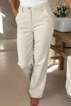 Clearance BYIC Signatureic Pants A23778 Off White