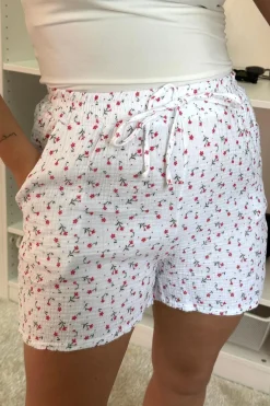 New A-bee Sigrid Shorts White