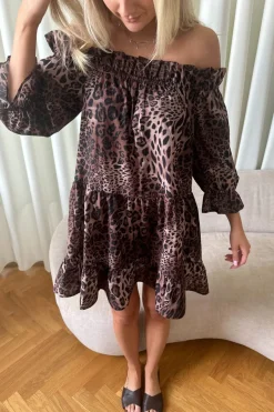 Outlet BYIC Sigridic Dress lp Leo Print
