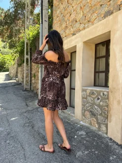 Outlet BYIC Sigridic Dress lp Leo Print