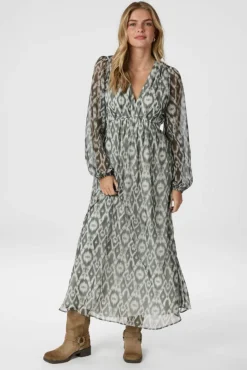 Sale Neo Noir Silfi Graphic Fade Dress 166049 723