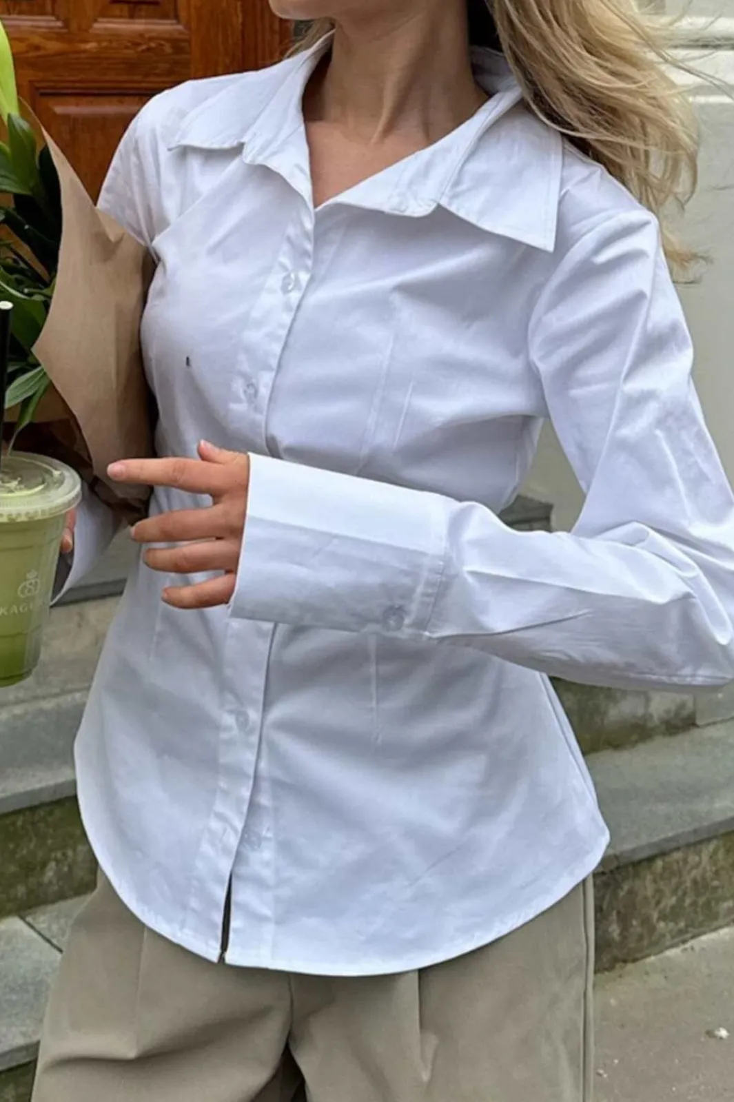 Best BYIC Siljaic Shirt A23829 White