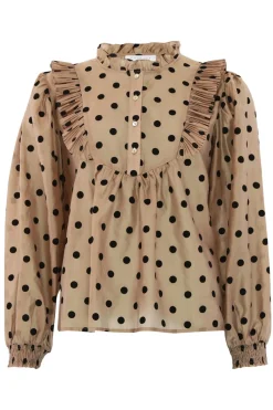 Outlet Continue Silke Dot 14959 Nougat W Black Dot