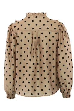 Outlet Continue Silke Dot 14959 Nougat W Black Dot
