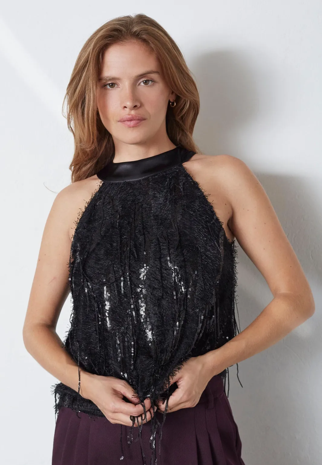 Discount Co´Couture Sillacc Sequin Halter Top 35987 96