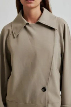 Discount Second Female Silvie Trench Jacket 59292 6138 Fallen Rock