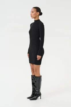 Clearance Gestuz Silvigz Ls Short Dress 10909595 100017 Black