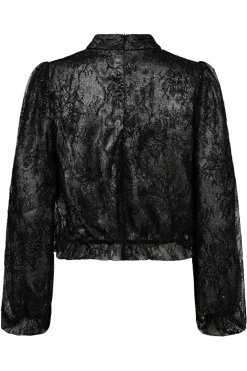 Clearance Co´Couture Similicc Lace Balloon Blouse 35636 96 Black