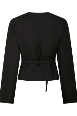 Outlet Neo Noir Simmi Wrap Blouse 164152 Black