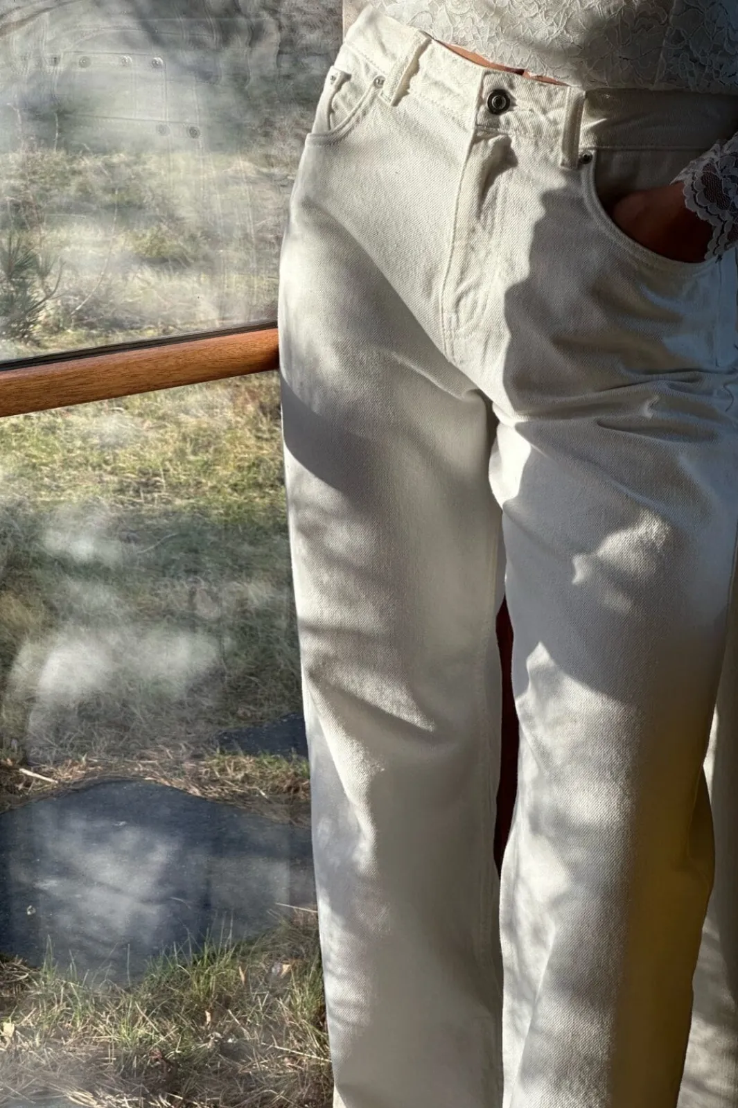 Discount Neo Noir Simona D Pants White