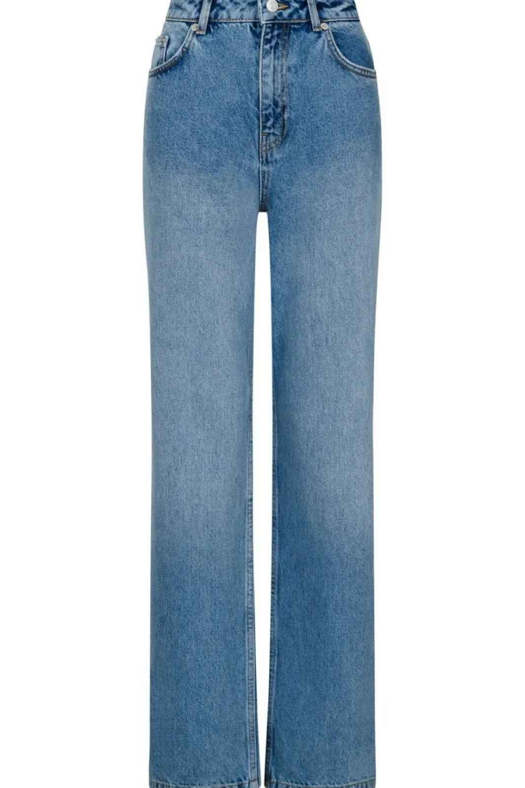 New Neo Noir Simona D Pants Stonewash