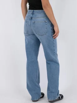 New Neo Noir Simona D Pants Stonewash