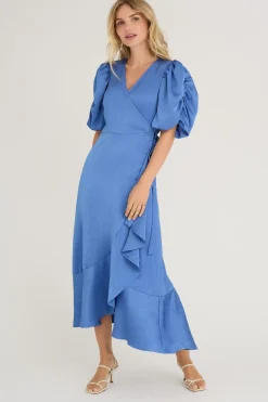 Clearance A-View Sinda Dress AV4922 146 Medium Blue