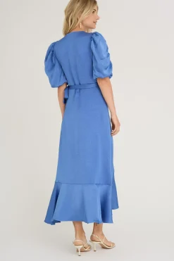 Clearance A-View Sinda Dress AV4922 146 Medium Blue