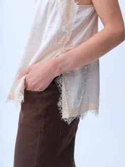 Discount Gossia Singgo Top G2853 Creme