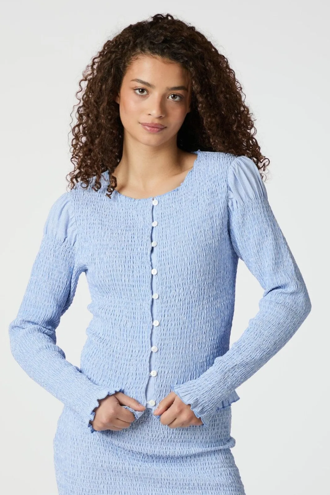 Sale Neo Noir Sirine Smock Blouse 164497 145