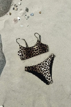 Online Neo Noir Skin Sand Bikini Top Leo
