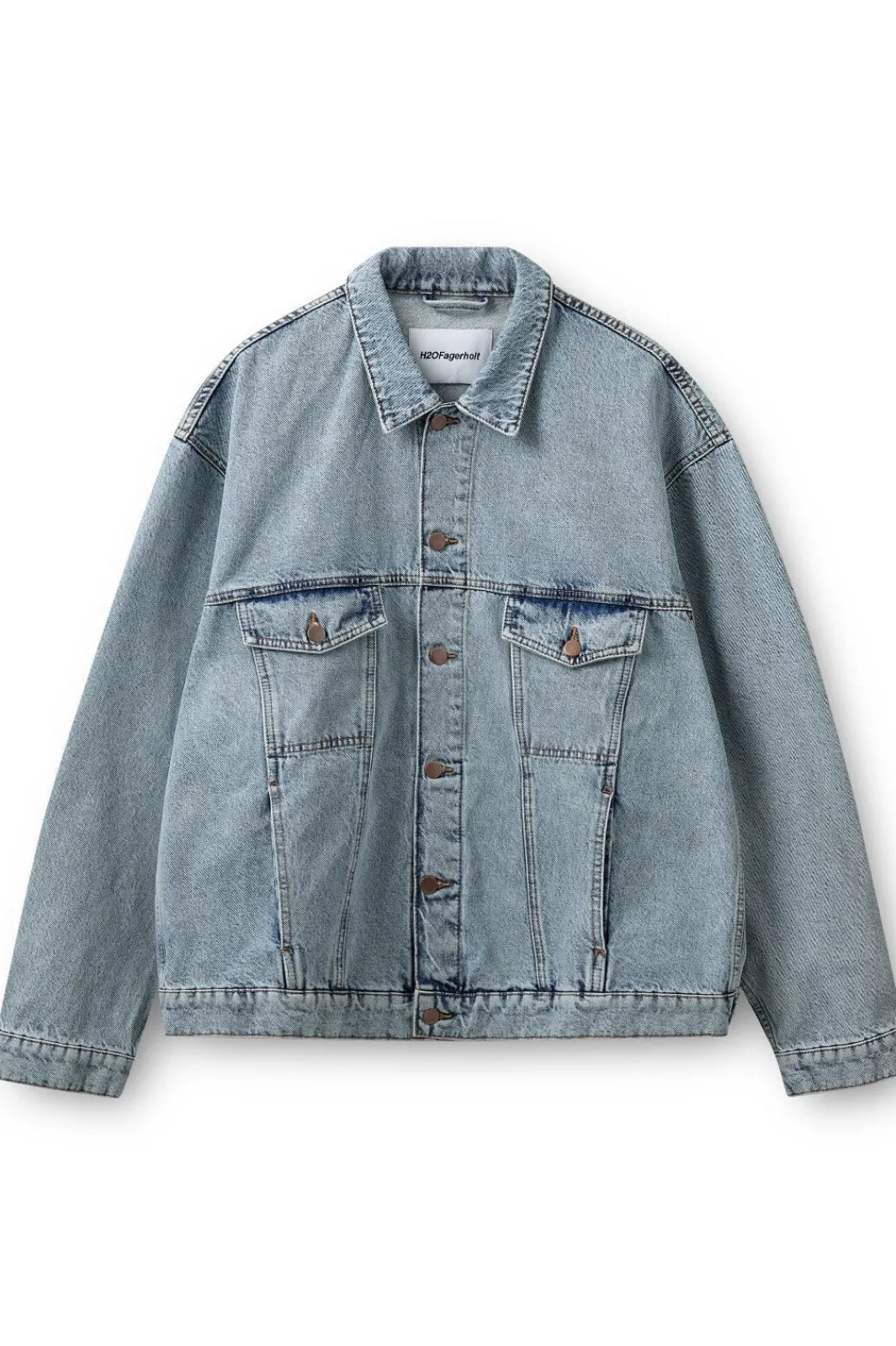 New H2O Fagerholt Sky Jacket 2661 Light Blue Denim