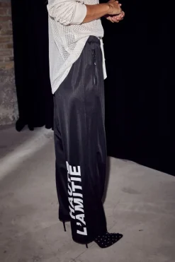 Outlet Haute L'Amitié Slim Logo Track Pants HL10392 Black