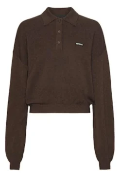 Rotate Slinky Knit Polo 1151371667 Molé