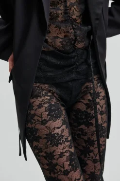 Hot Second Female Social Leggins 60306 8001 Black