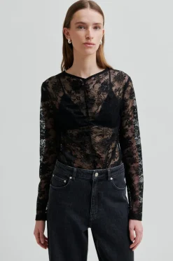 Clearance Second Female Social Tee 60246 8001 Black