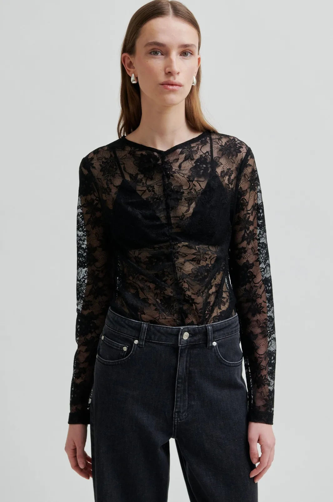 Clearance Second Female Social Tee 60246 8001 Black