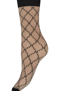 Outlet Hype The Detail Socks Logo Nude/Black
