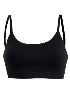 Sale Soft basic Soffi Bra top narrow strap 2 pak black