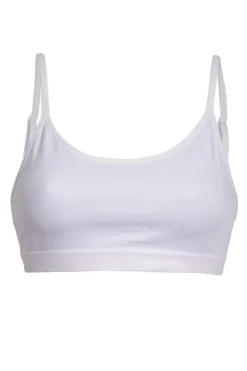 Online Soft basic Soffi Bra top narrow strap 2 pak white