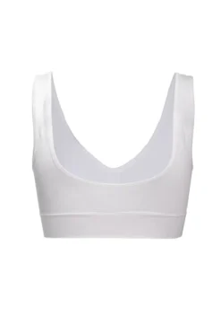 Soft basic Soffi Bra top wide strap 2 pak white