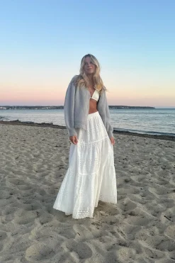 Sale BYIC Sofiaic Long Skirt wl White Lace