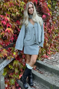 New BYIC Sofieic Knit Skirt 1189 Grey Grey