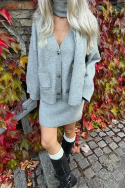 New BYIC Sofieic Knit Skirt 1189 Grey Grey
