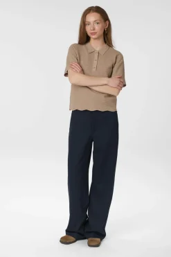 Clearance Neo Noir Soko Wave Knit Tee 164605 125