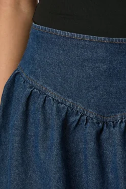 New Neo Noir Solar Denim Balloon Skirt 165053 140
