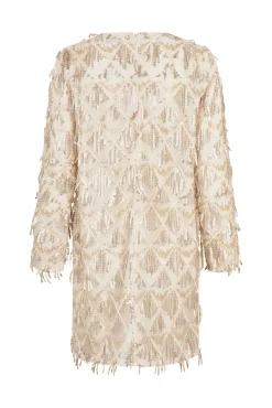 Discount Lollys Laundry Solga Mini Dress Ls25566-3014 85 Champagne
