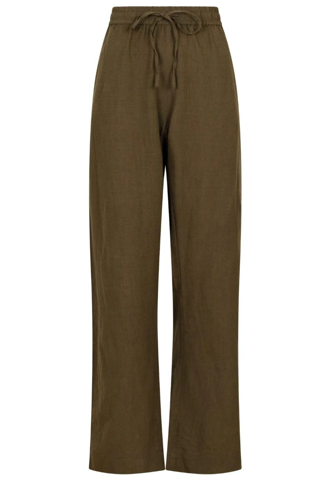 Neo Noir Sonar Linen Pants Army