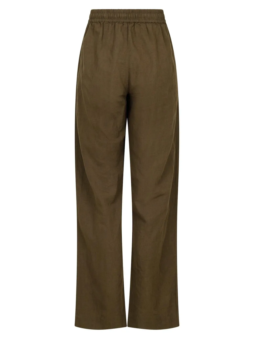 Neo Noir Sonar Linen Pants Army