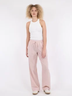 Neo Noir Sonar Linen Pants Rose Smoke