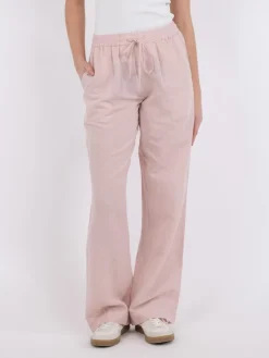 Neo Noir Sonar Linen Pants Rose Smoke