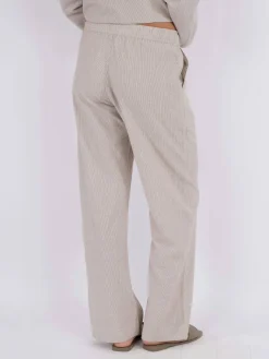 Discount Neo Noir Sonar Mini Stripe Pants Sand