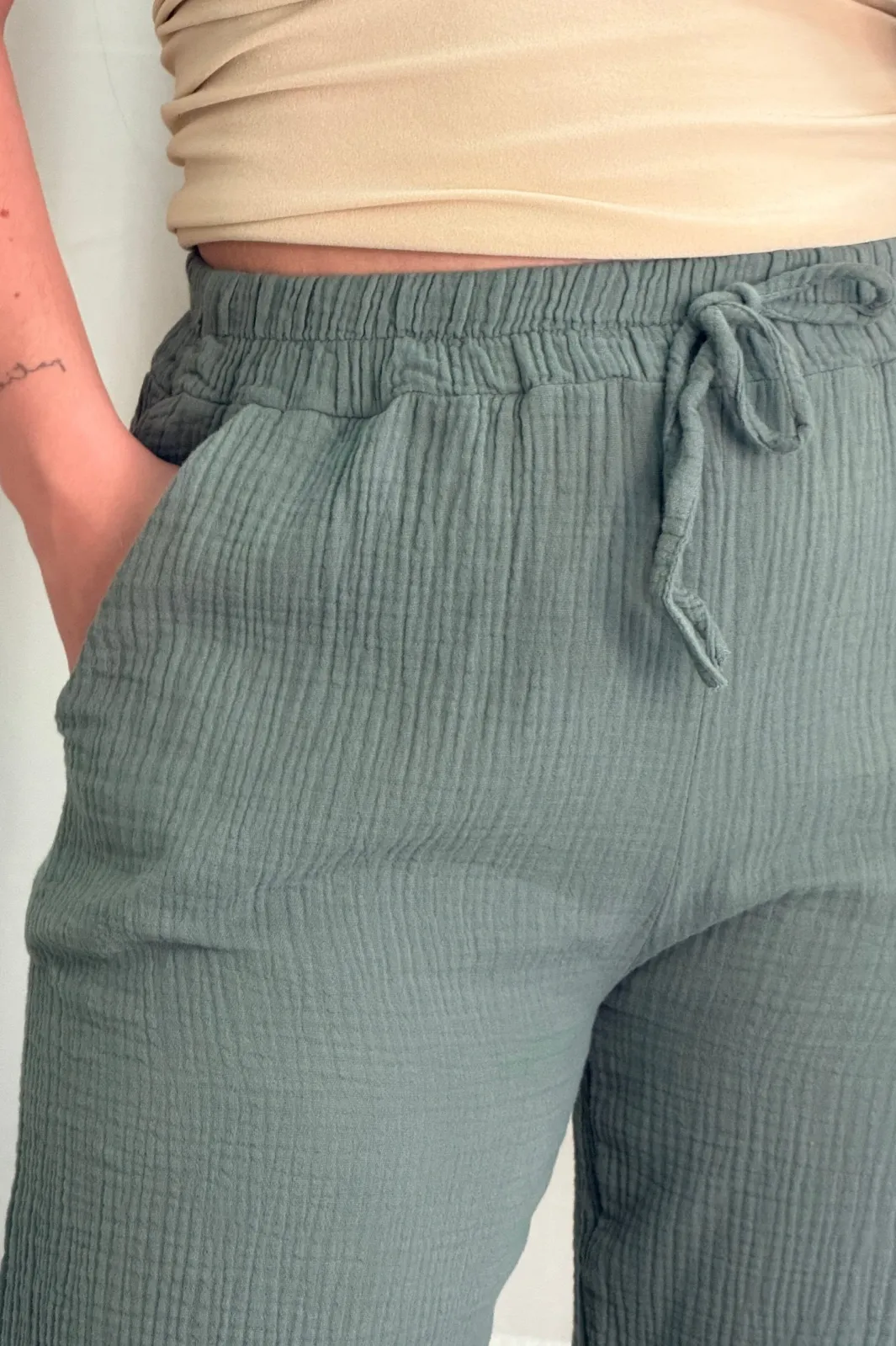 Sale A-bee Sonja Pants Kaki