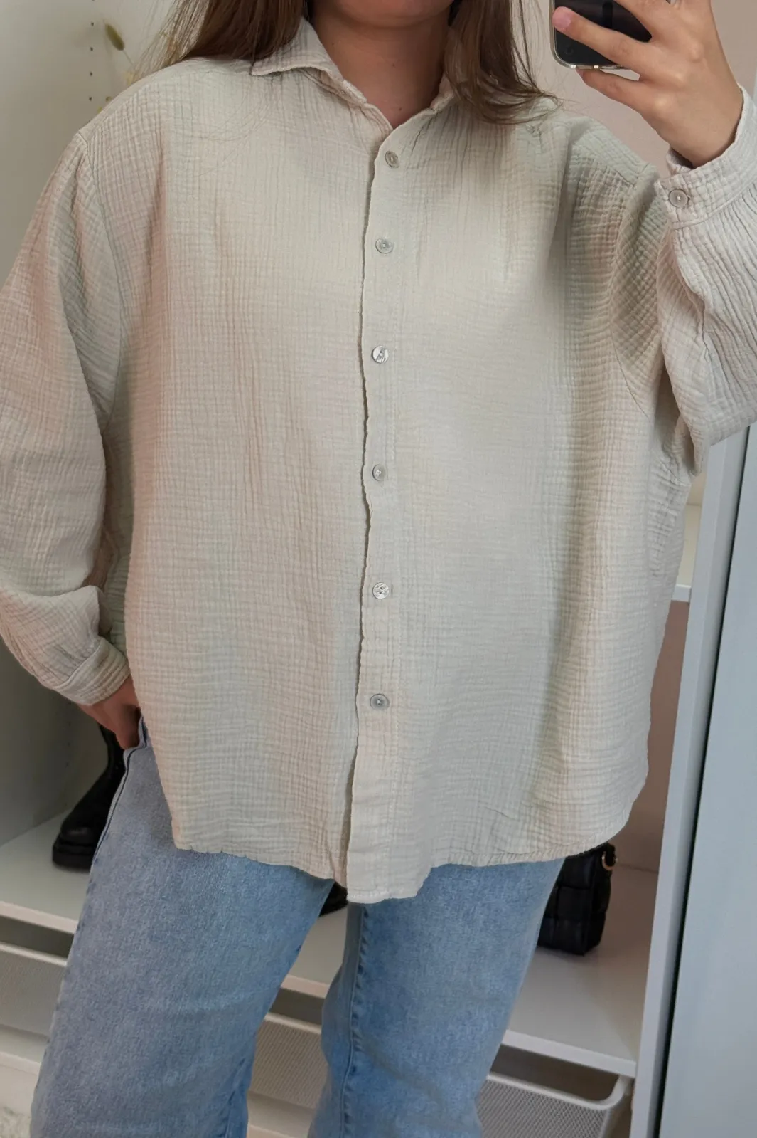 Clearance A-bee Sonja Shirt Ecru