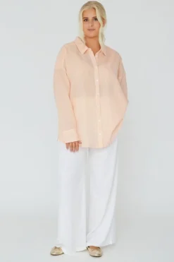 A-View Sonja Shirt 867 Orange/White